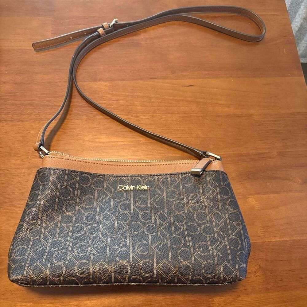 Calvin Klein logo crossbody bag purse